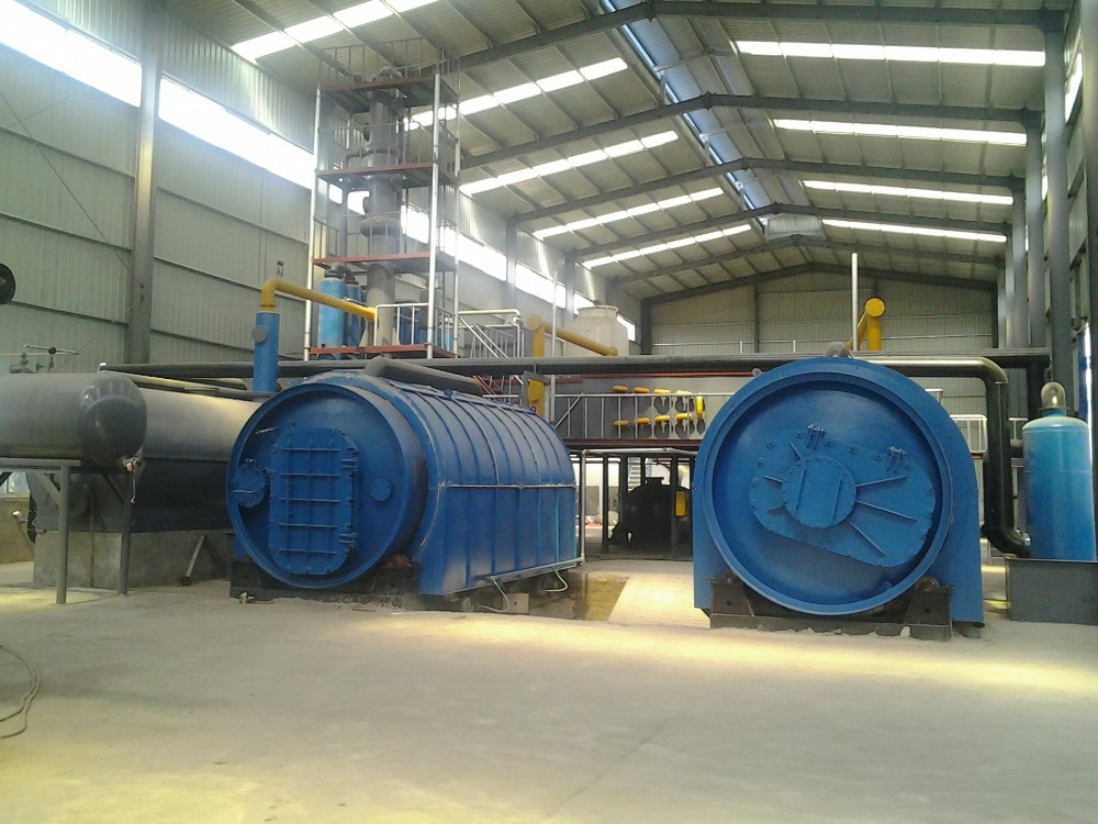 45% Oil Yield Waste Tire Pyrolysis Meeting Customers' Demand for Fuel Oil Production