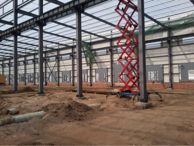 High Durability Steel Frame Building Construction Using Excellent Insulation And C Or Z Section Galvanized Steel