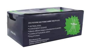 China Sulfadoxine Pyrimethamine Tablets 500+25mg  50x3/BOX, Anti-malaria drugs with BP/USP/CP wholesale