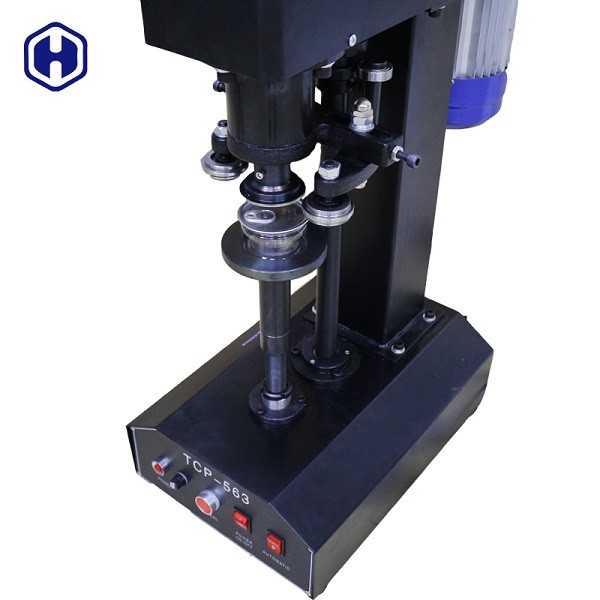 Semi Automatic Plastic Container Packaging Machine Table Top Type