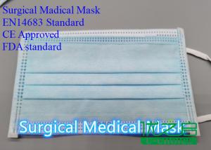 China Non-woven Surgical Medical Face Mask BFE &gt; 95% FDA EN14683 wholesale