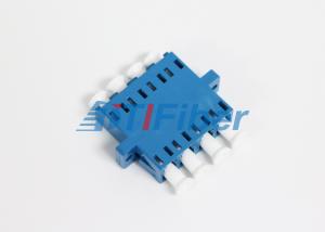 China Quad LC Single Mode Fiber Optic Connector Adapters For Telecommunication wholesale