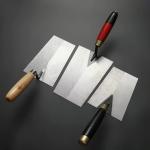Black Wooden Handle High Carbon Hardened Tempered Steel Pointing Masonry