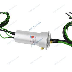 China Integrate Pneumatic hydraulic rotary union slip ring with profinet signal wholesale