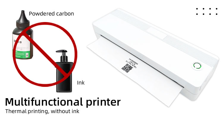 High Speed 4inch Desktop Thermal Barcode Receipt Printer with Black Print Speed of 10MM/S