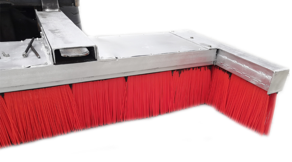 New Style Outside Forklift Attachment Road Sweeping Brush Larger Wings Truck Forklift Attachment Broom