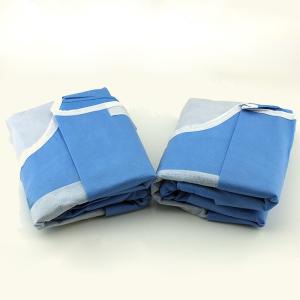 China Disposable Surgical Sterile Reinforced Surgical Gown Unisex ISO13485 wholesale