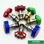 Plastic Handle With Chrome Plated Brass Valve Cartridges For Stop Valve Top