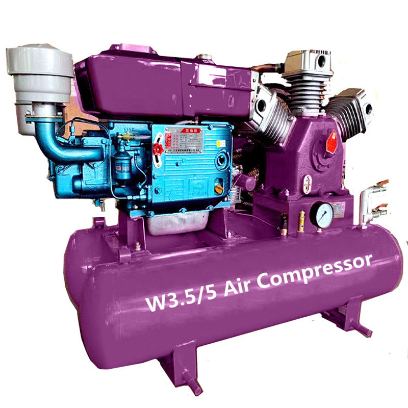 Piston Air Compressors Machine Belt Driven Air Compressor With Tank Industrial Commercial Air Compressors