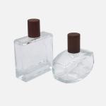 glass perfume spray 50ml 100ml perfume bottles with wooden caps