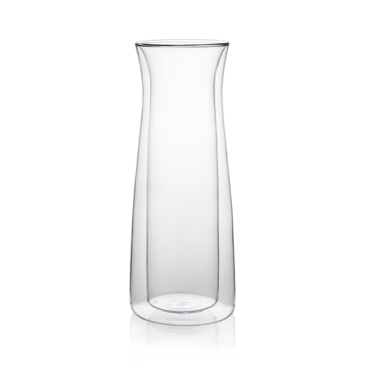 LFGB Certified High-Quality Borosilicate Double Glass Pitcher Bottle Set