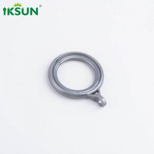 China ABS Plastic Drapery Curtain Rod Rings Sapphire Color With Sanding Process wholesale