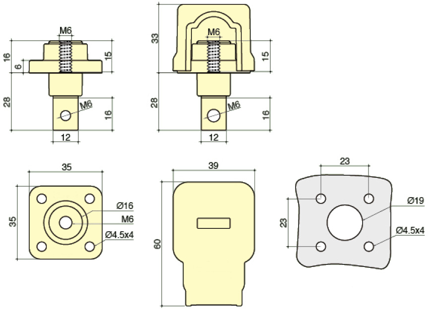 PowerSyntax High Current 150A Lithium Connector Part No MB150BSB