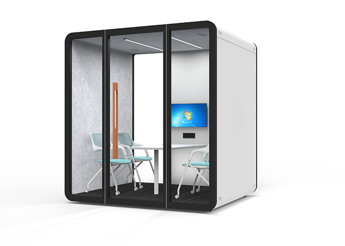 Double Glazed Super Box Office Working Pods S Size With Wooden Handle