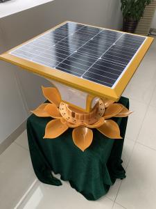 China 150w Solar Panel Outside Lights Lotus Die Casting Aluminum Bright Control System wholesale