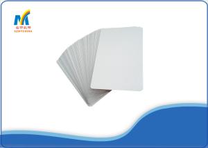 China 86 * 54 Mm Blank Metal Business Cards Aluminum With DIY Straight Design wholesale