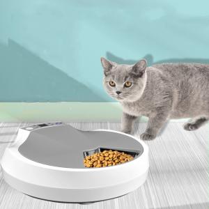 China 5 Compartments 270ml 1200mA Automatic Pet Food Dispenser wholesale