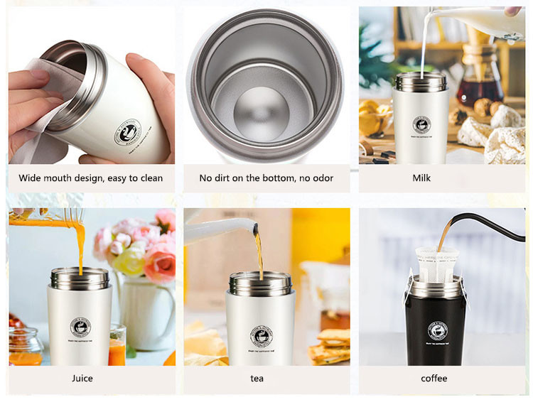 180cmx80cm 12 Ounce 380ml Vacuum Insulated Coffee Mug