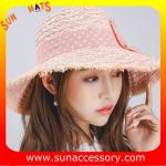 AK17540 fashion Wide brim sunny beach paper straw hats for womens in stock ,