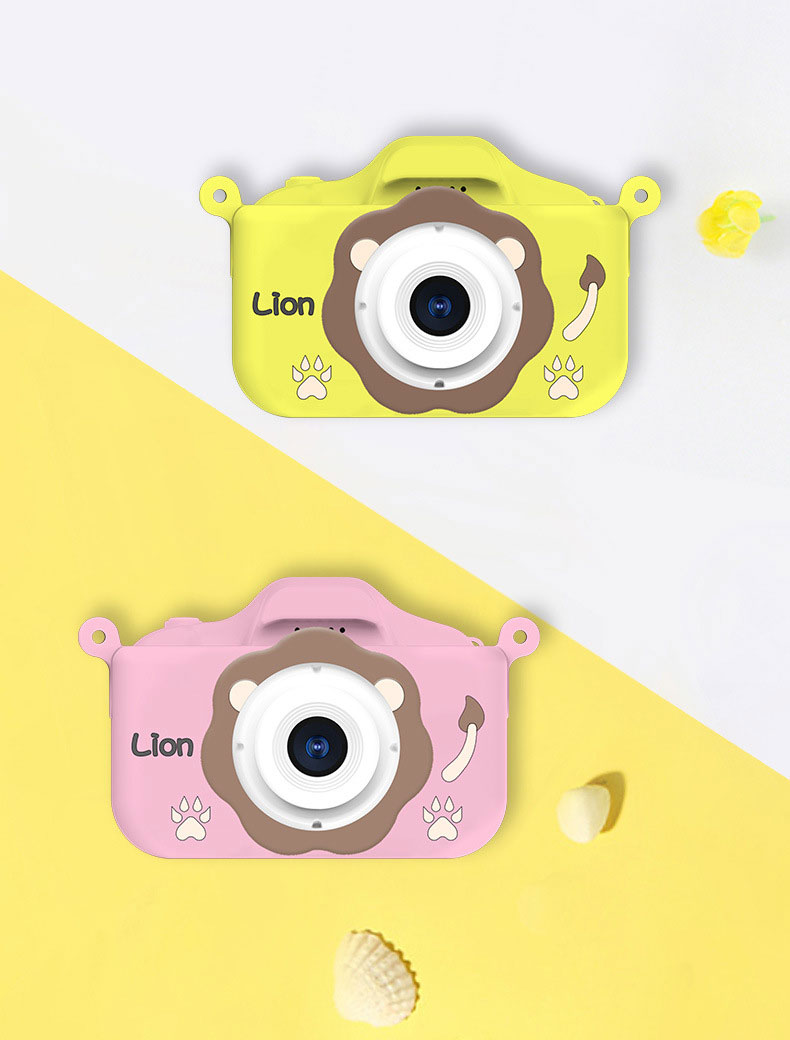 Flip-up Lens Children's Camera ABS Material for 3-12 Years Old Boys Girls Kids Camera