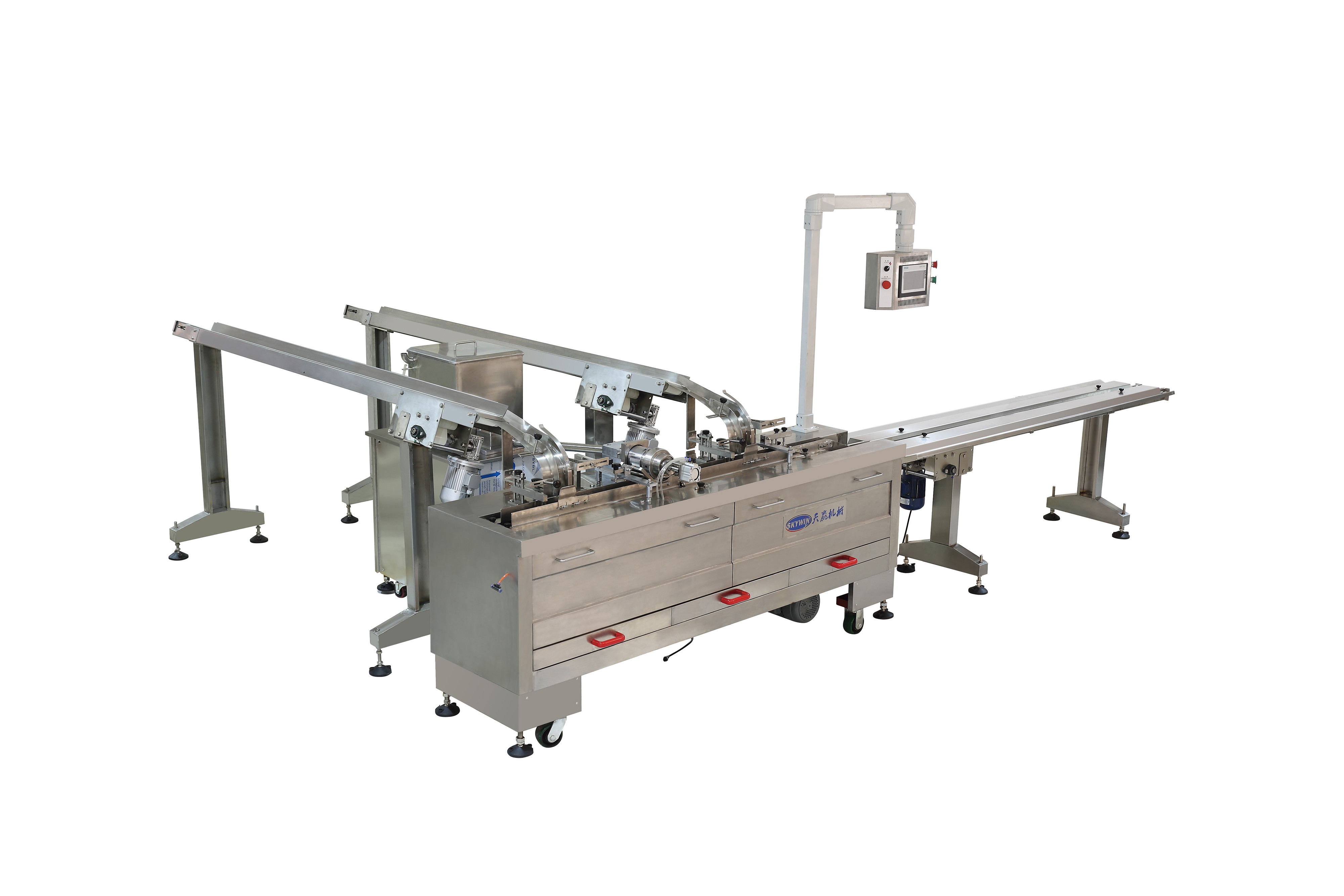 Automatic Soft / Hard Biscuit Center Filling Cream Jam Sandwich Biscuit Machine