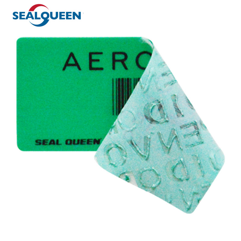 Customize Tamper Evident Waterproof Security Sticker Tape Anti Fake