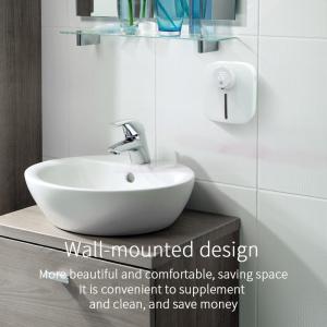 China Rechargeable 320ml Automatic Soap Dispensers Wall Mounted Hand Wash wholesale