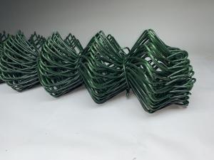 China Green Chain Link Fencing Fabric PVC Coated 9 Gauge 4ft X 50ft Galvanized wholesale