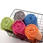 Sustainable Custom Gym Towel , Microfibre Swimming Towel Machine Washable