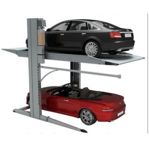 China Two Layers Residential Auto Lift PJS Two Post Hydraulic Car Lift on sale