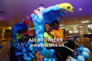 China Indoor ride and glide cheapest small theme park games roller coaster for kids wholesale