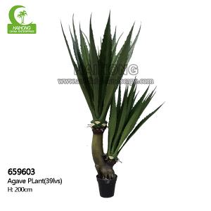China Fire Resistant 200cm Artificial Agave Plant Large Easy To Care wholesale