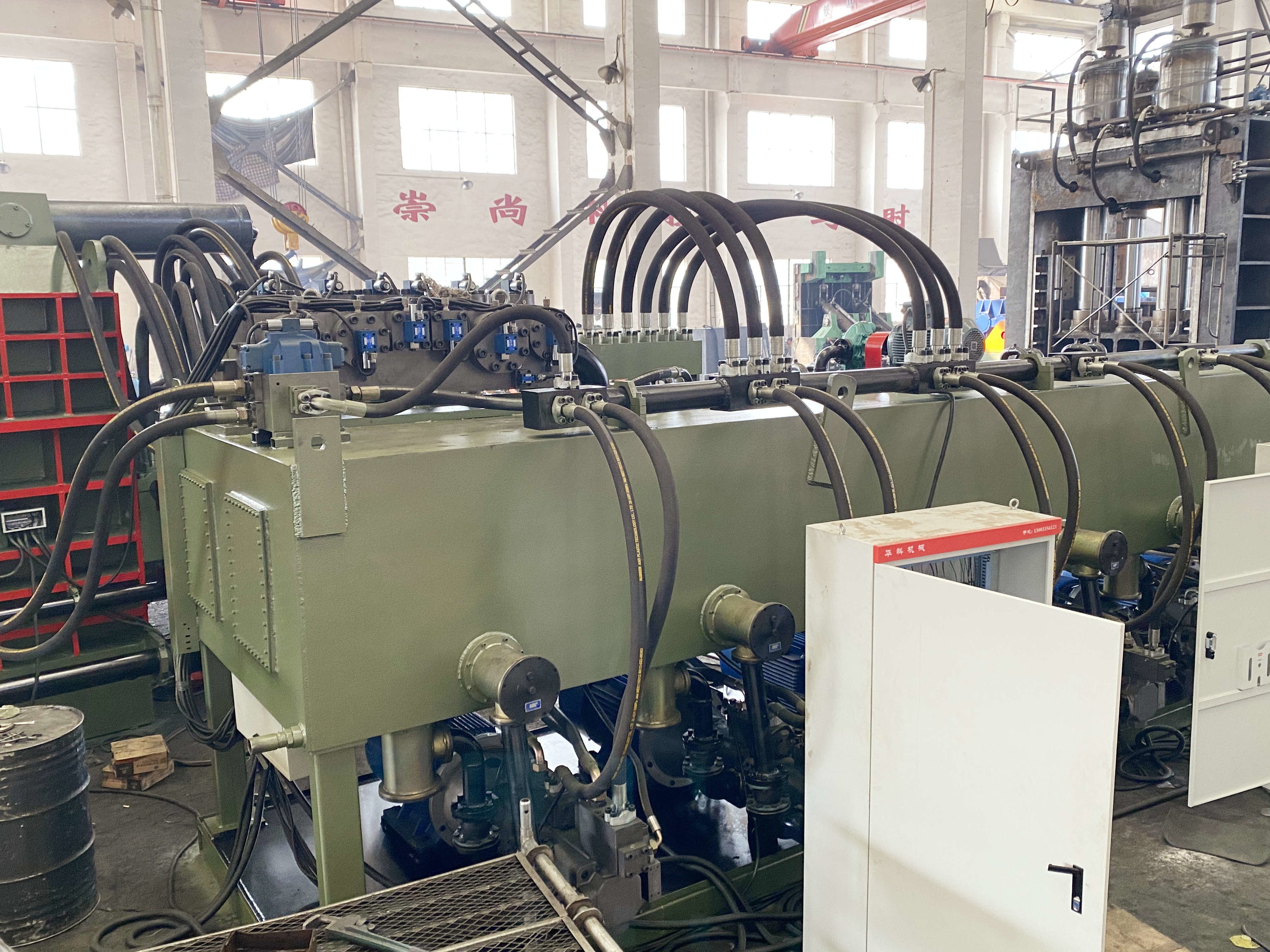 1000 Ton High Density Hydraulic Scrap metal Baler metal baler machine
