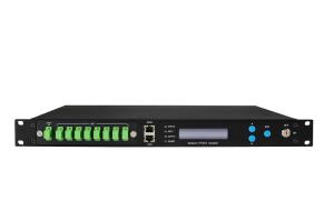China Black ISO14001 OEM EDFA Erbium Doped Fiber Amplifier 8*17dB wholesale