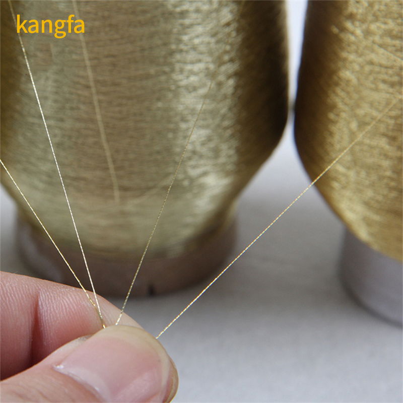 3300y/cone MS 150d Lurex Metallic Sewing Thread for Crochet Fine ST 100% Polyester Cone