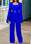 Custom Clothing Factory China Women'S Solid Wide Leg Beaded Cape Long Sleeve
