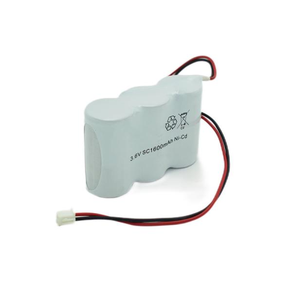 SC1600mAh Emergency Exit Light Batteries 3.6V Nickel Cadmium Rechargeable