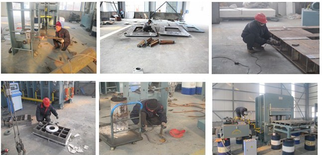 100ton Rubber Brake Pads Vulcanizing Machine for Customer Requirements