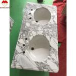Statuario Venato Marble Italy White Marble Arabescato Marble Stone for Vanity