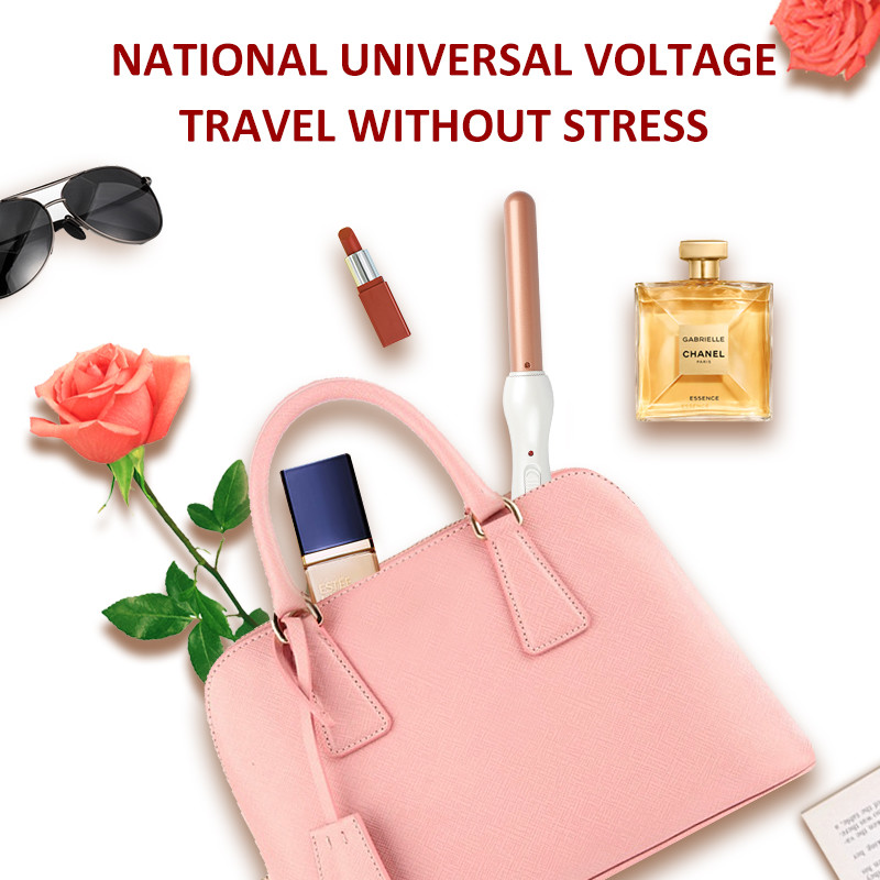PTC Mini Hair Curling Iron , Ceramic Travel Electric Hair Curlers