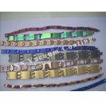 Bright Color Easy Operation Stainless Steel Watch Case Band Strap Jewelry Gold