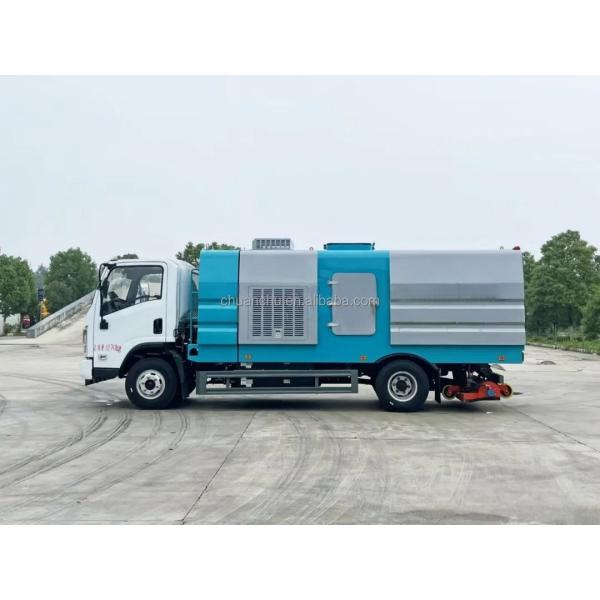 Pure Electric 4*2 Dongfeng Vacuum Truck Road Sweeper Street Dust Cleaning Truck City Sanitation Vehicle
