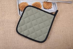 China 2pcs/Set Kitchen Cooking Cotton Oven Mitt Heat Resistant Pot Holder wholesale