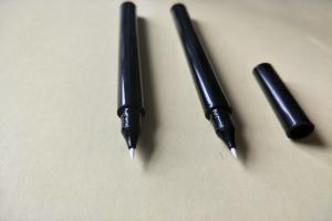 China Customizable Color Empty Cosmetic Container , Plastic Eyeliner Pencil 125.3 * 8.7mm wholesale