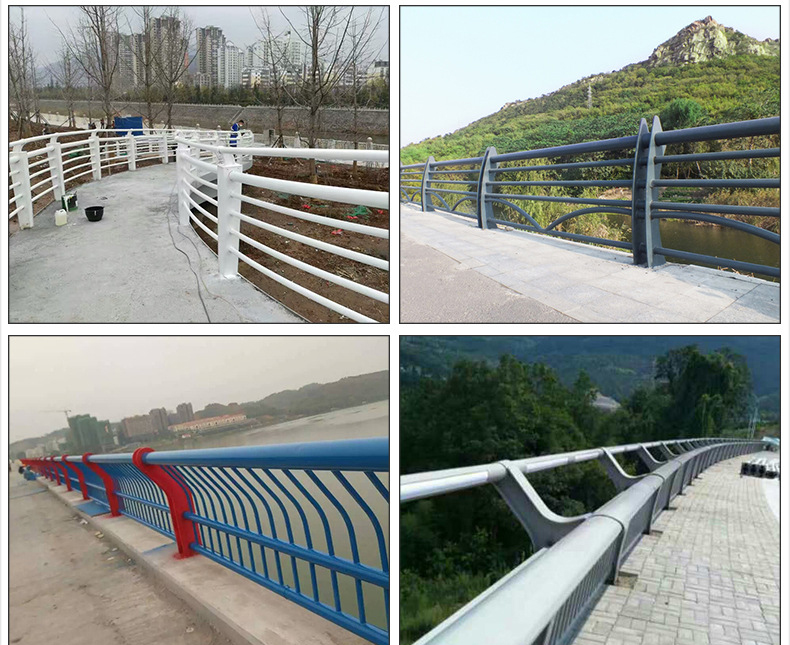 Standard AASHTO M-180 Crash Barrier Protective Guardrail For Bridge Protection