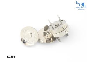 China 18mm Handbag Magnetic Closure , Magnetic Button Clasp Snaps Eco - Friendly wholesale