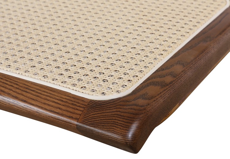 360 Deg 0.121CBM High Quality Executive Cane Leather Office Seat Walnut 3d