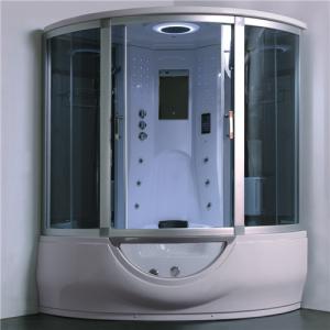 China Luxury Steam Shower Bathtub Combo With Spa Tub , Home Steam Shower Units wholesale