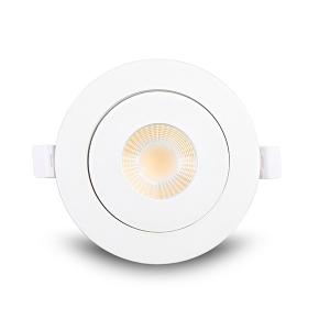 China FCC Certified Tilt LED Recessed Downlights 5CCT CRI 80 Heat Resistant wholesale