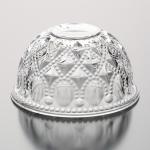 Vintage Glass Kitchen Wares Embossed Pressed Clear Glass Salad Bowls